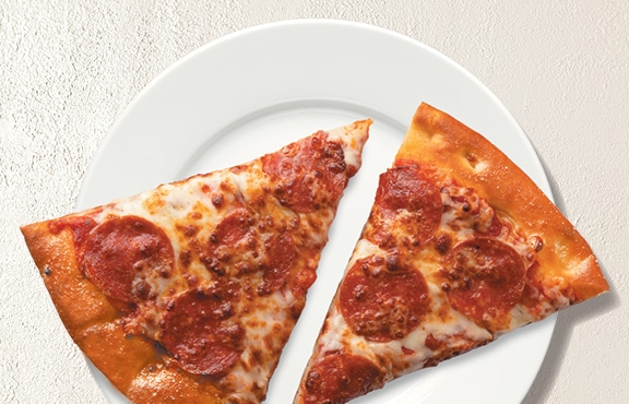 Pepperoni Pizza, Double Slice