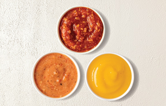 Flight of 3 Small Dipping Sauces